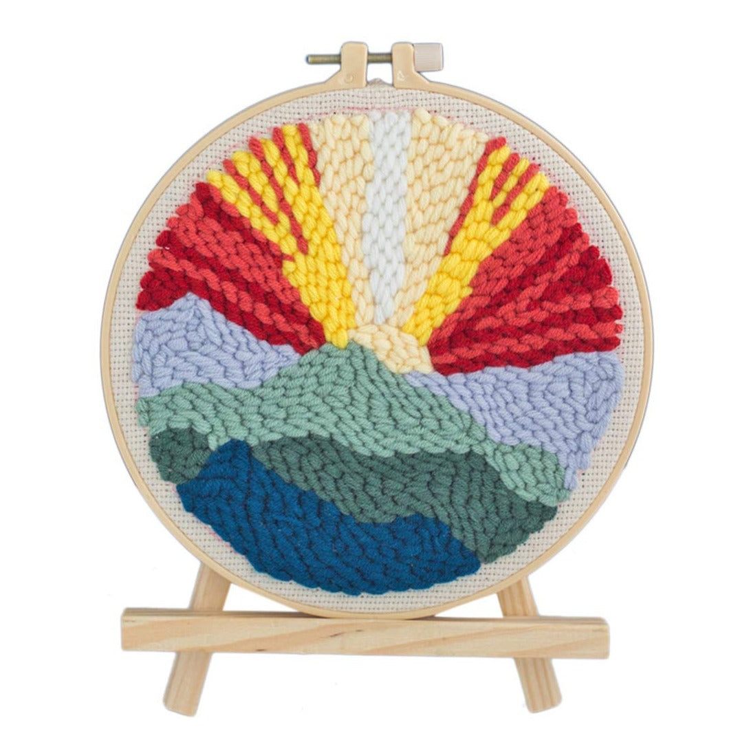 Sun Down Embroidery DIY Knitting Kit