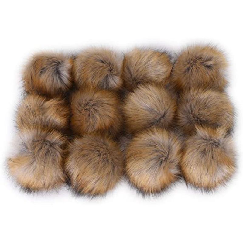 Fur Fluffy Pompom Ball For Hat Shoes Scarves