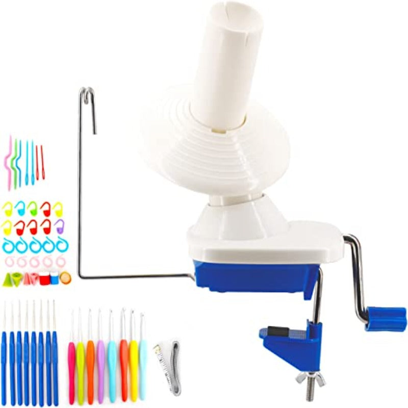 Yarn Ball Winder With Knitting Needles Set