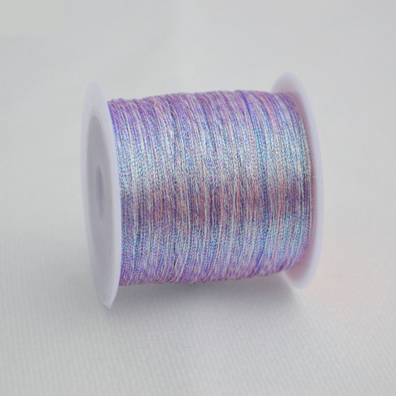 Braided Colorful Knitting Yarn Thread DIY Kit