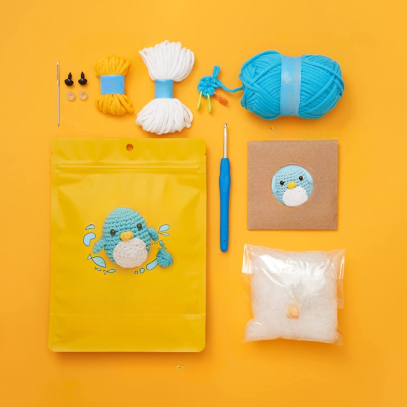 Crochet Kit With Easy Peasy Yarn