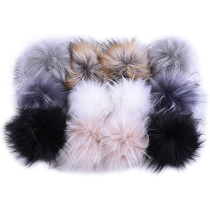 Fur Fluffy Pompom Ball For Hat Shoes Scarves