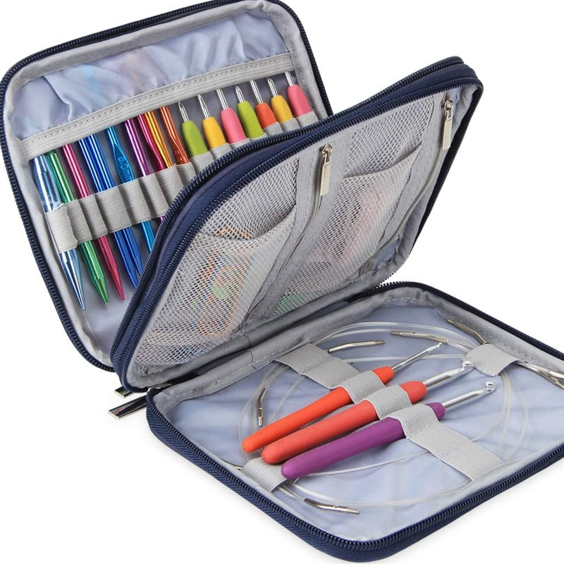 Crochet Hooks And Knitting Accessories Case