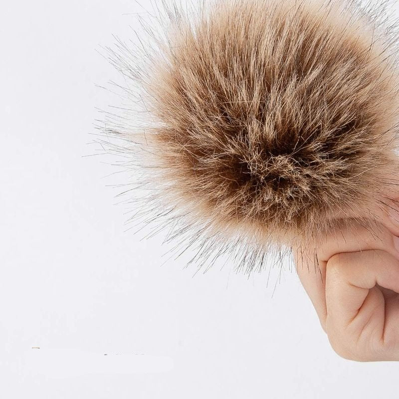 Fur Pom Poms For Hats