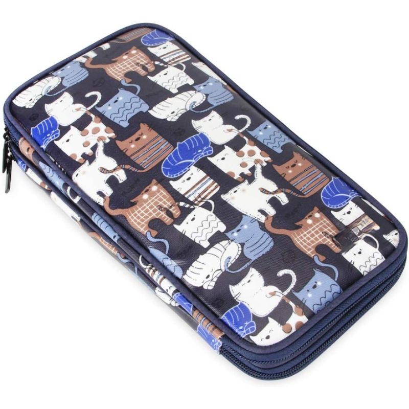 Travel Organizer Storage Bag For Circular And Straight Knitting Needles