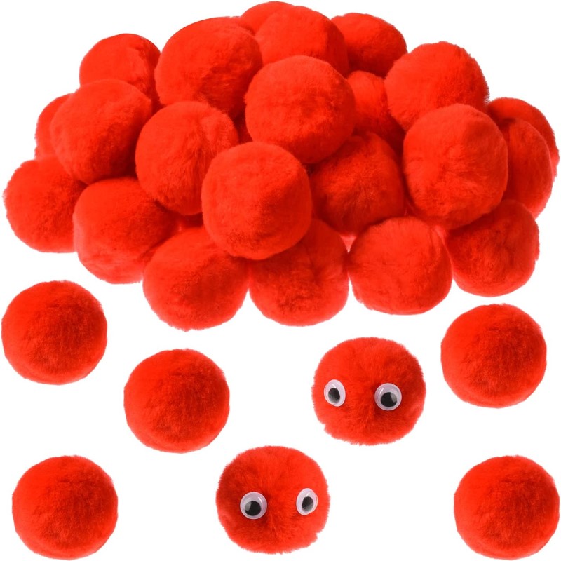 2 Inch Fur Pompom Ball