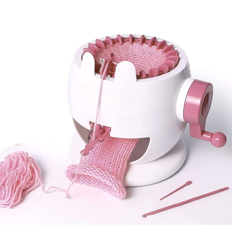 Needles Knitting Machine With Row Counter