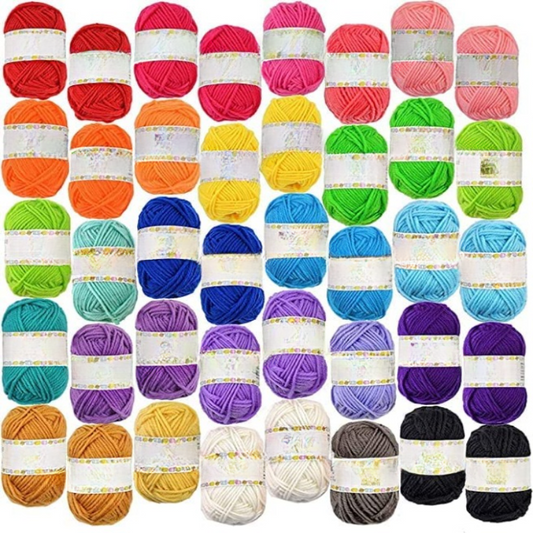 Colorful Acrylic Yarn For Crocheting