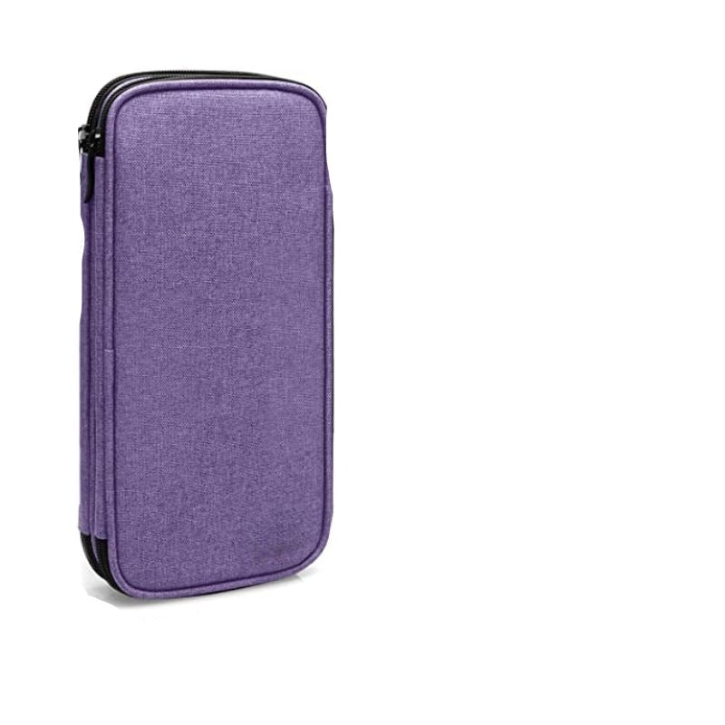 Travel Organizer Storage Bag For Circular And Straight Knitting Needles