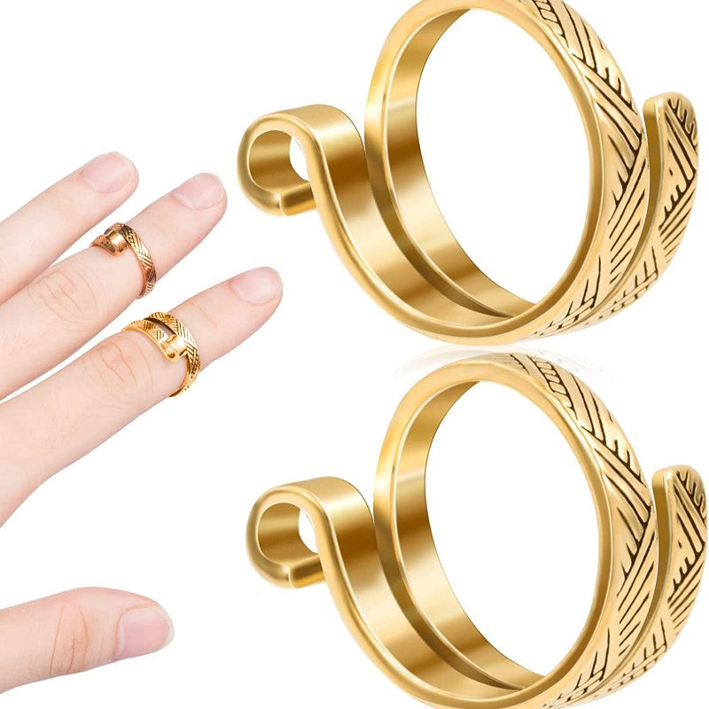 Knitting Crochet Loop Ring For Fingers
