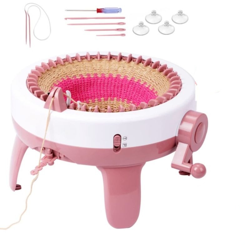 Needles Knitting Machine With Row Counter