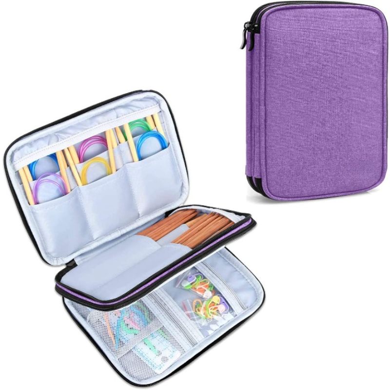 Travel Organizer Storage Bag For Circular Needles