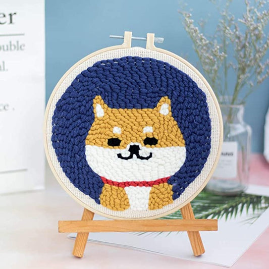 Chai Dog Embroidery DIY Knitting Kit