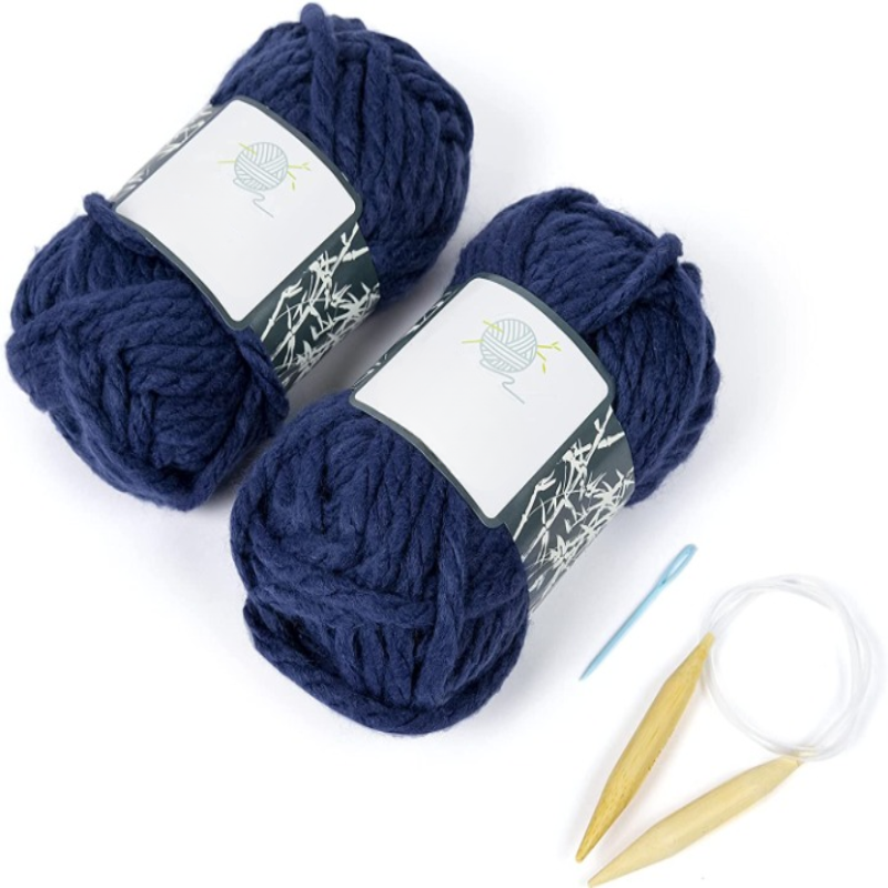 Acrylic Chunky Bulky Knitting Supplies Set