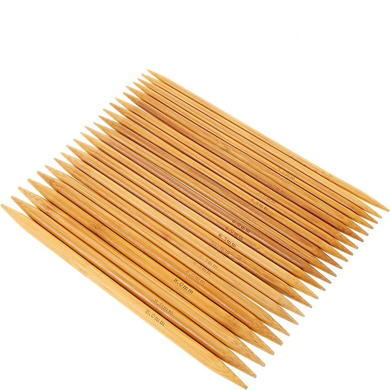 75 Pcs Bamboo Knitting Needles Set