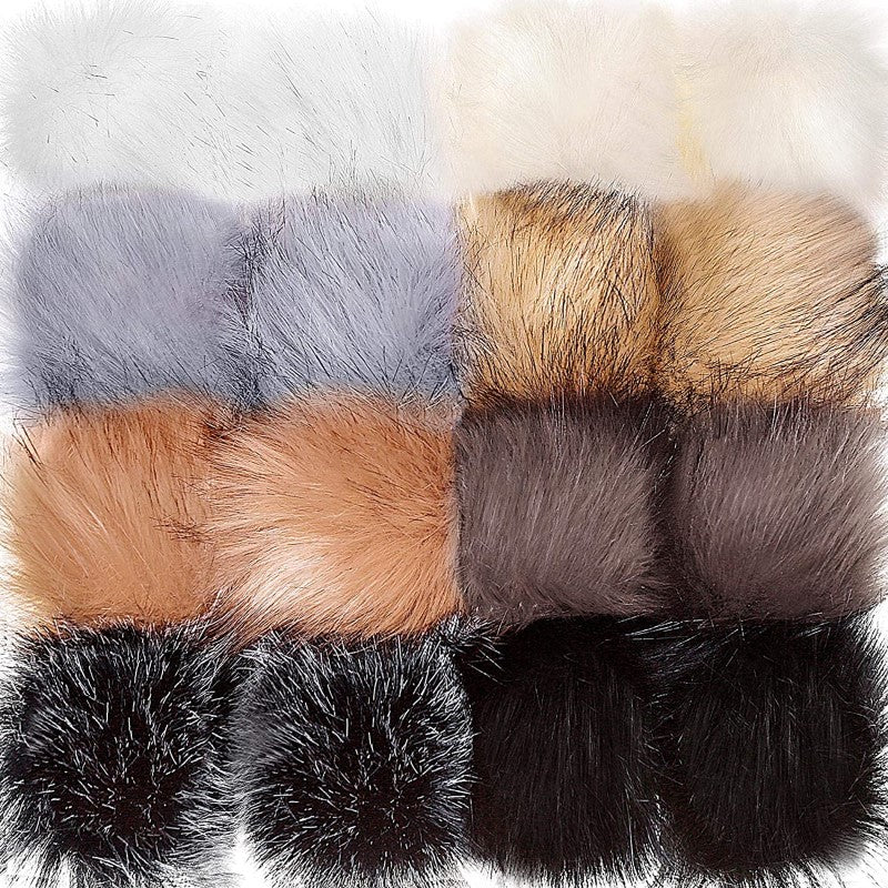 DIY Fur Pom Poms For Hats