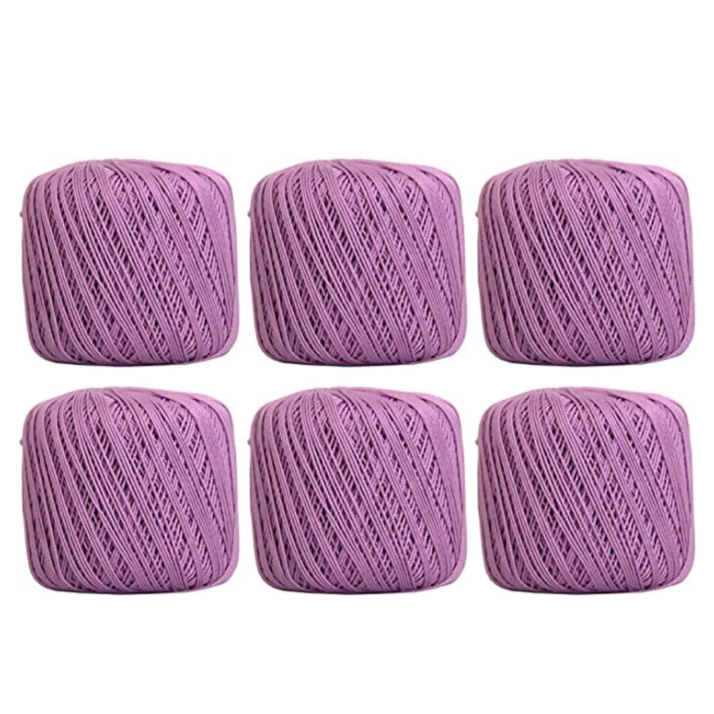 Cotton Crochet Thread 6 Pieces