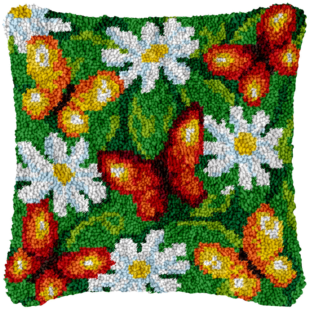 Flowers Printed Cushion Cover