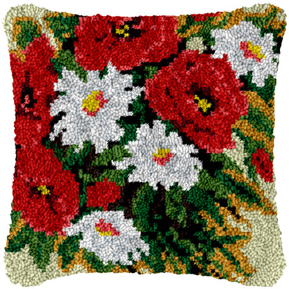 Flowers Printed Cushion Cover