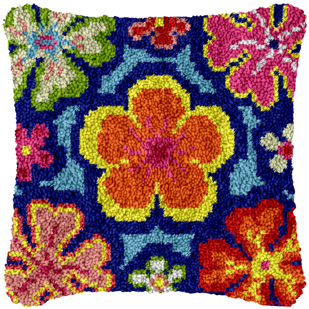 Flowers Printed Cushion Cover