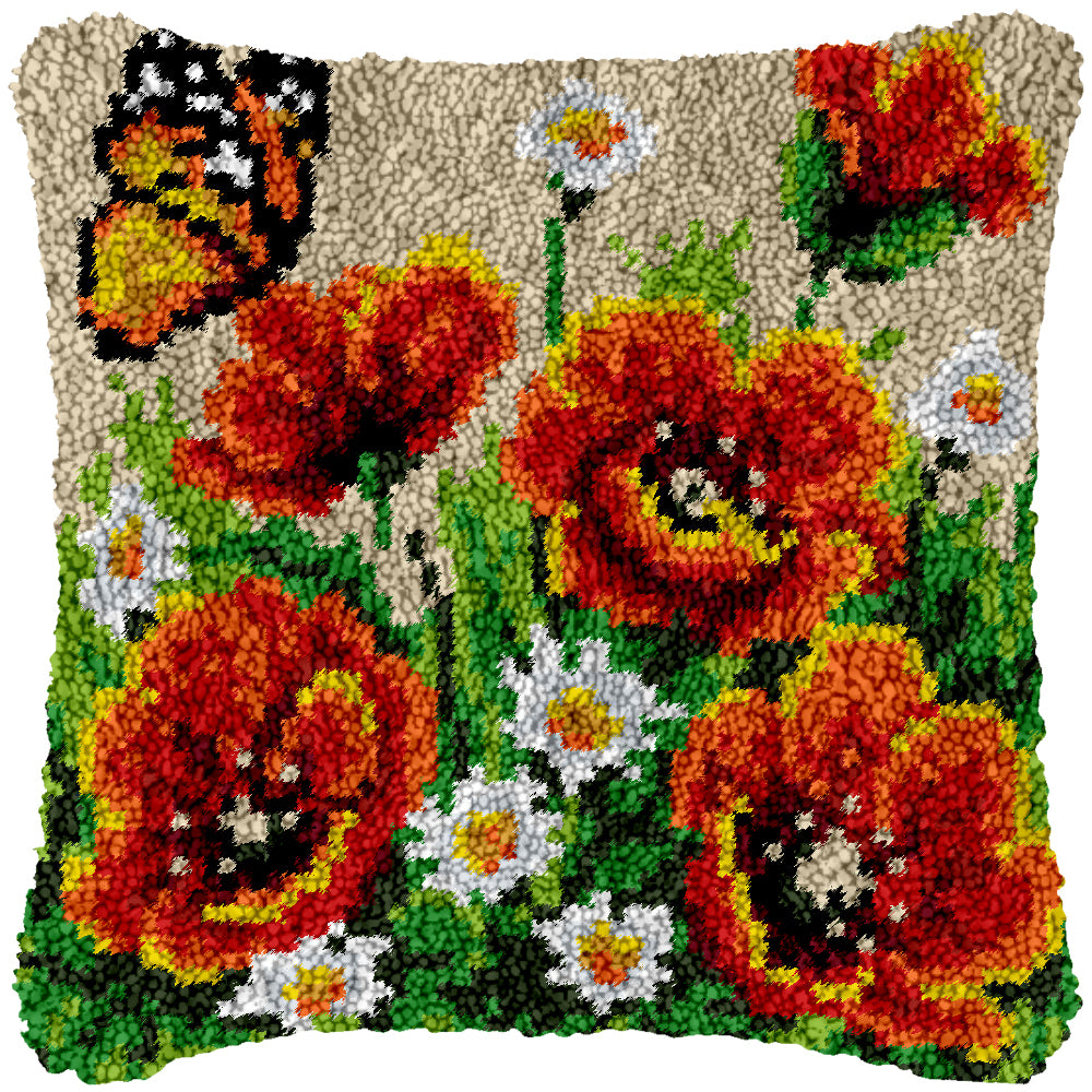 Flowers Printed Cushion Cover