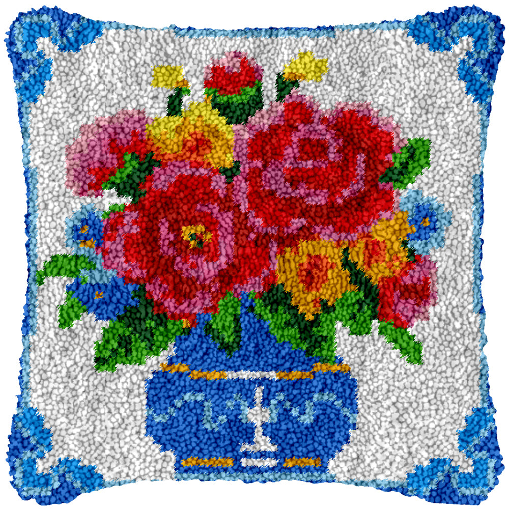 Flowers Printed Cushion Cover