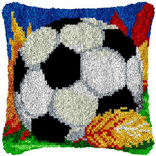 Football Printed Cushion Cover