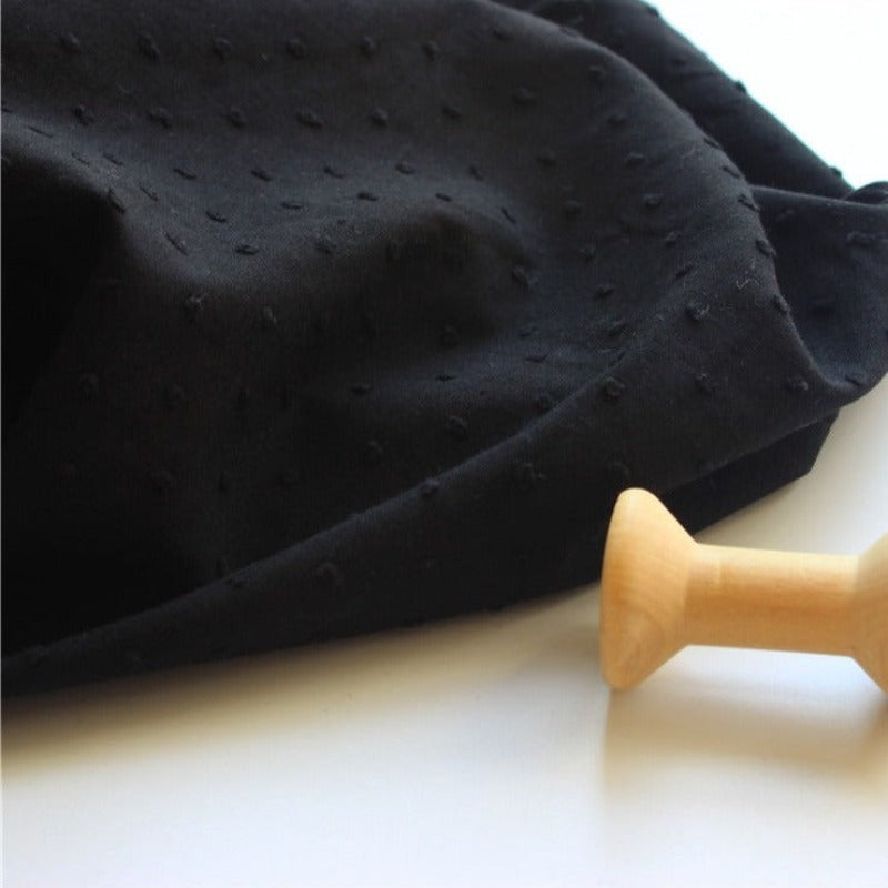 Solid Color Dots Cotton Fabric For DIY Handcraft