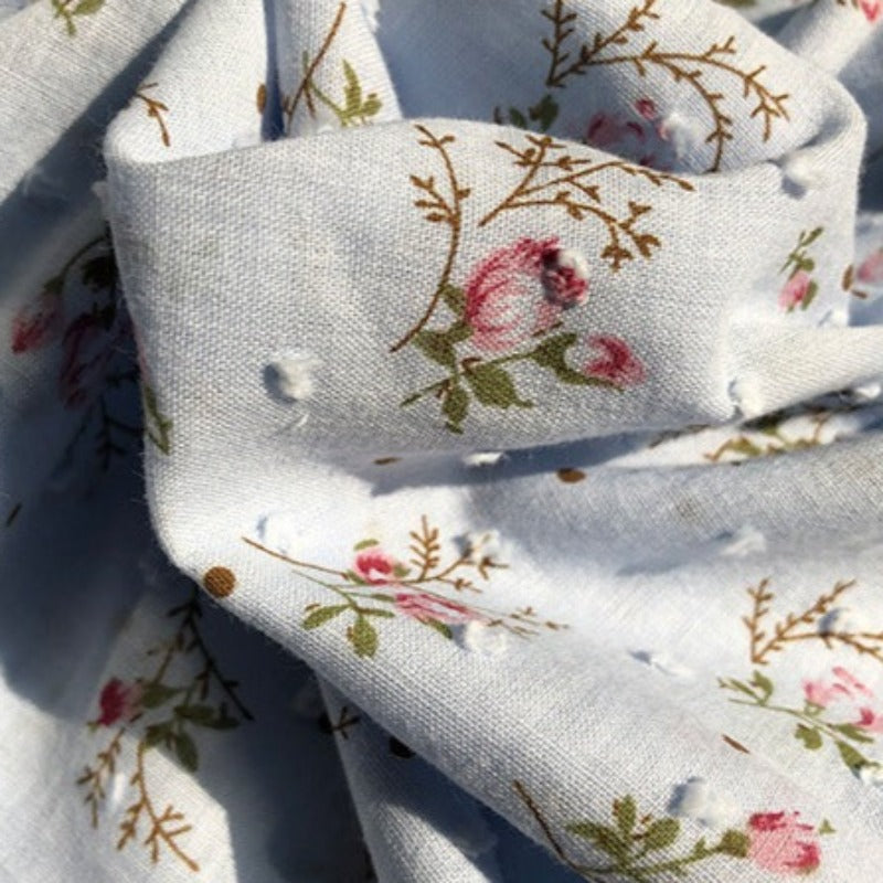 Floral Printing Cotton Fabric Sewing Cloth