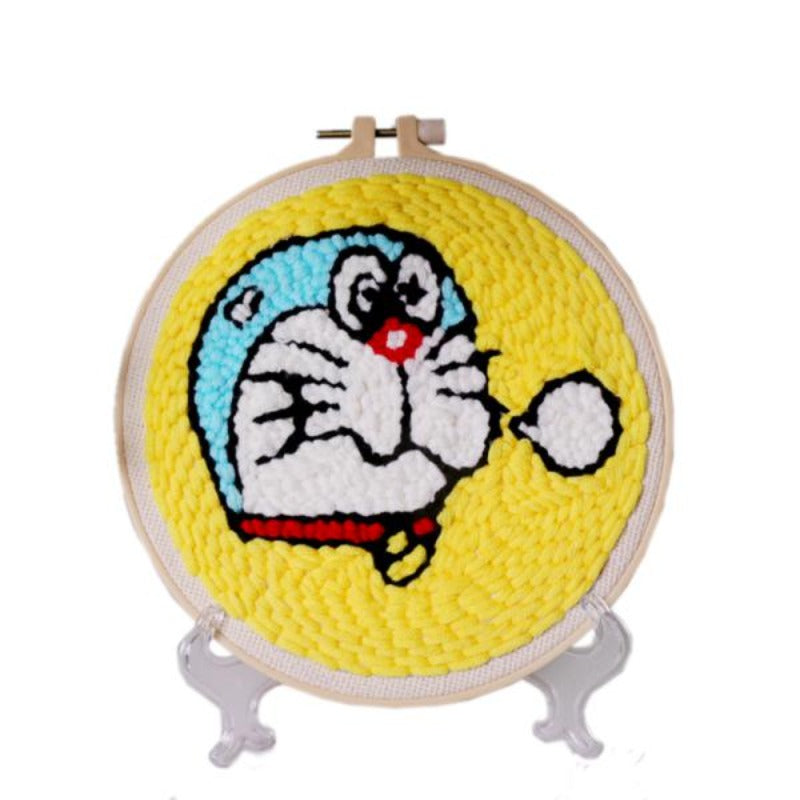 Doraemon Punch Needle Kit