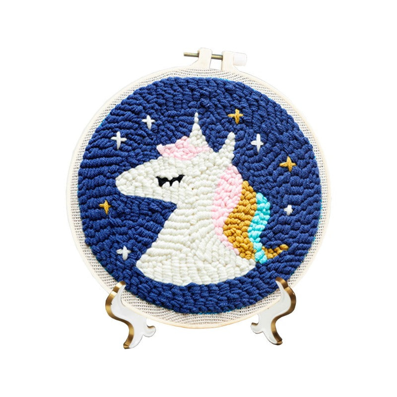 Cute Unicorn Punch Needle Kit