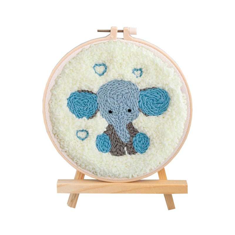 Baby Elephant Punch Needle Kit