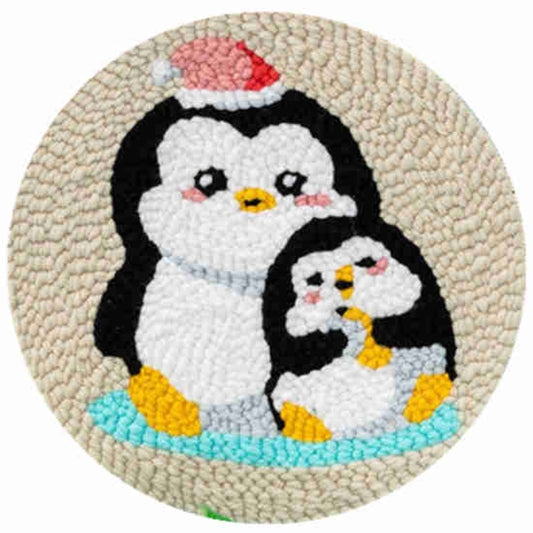 Two Penguins Punch Needle Kit