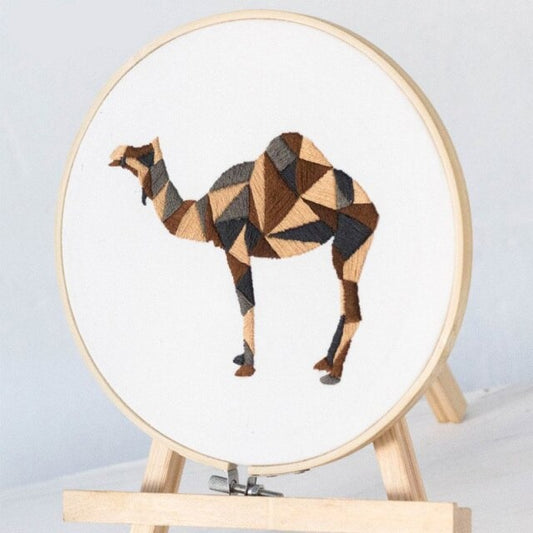 Camel Embroidery DIY Crocheting Knitting Kit