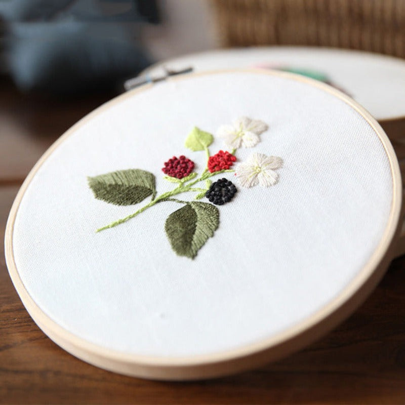 Tiny Blossoms Embroidery DIY Knitting Kit