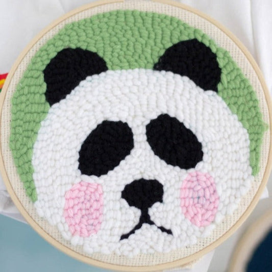 Panda Embroidery DIY Knitting Kit