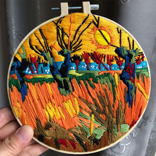 Fantasy Forest Embroidery DIY Knitting Kit