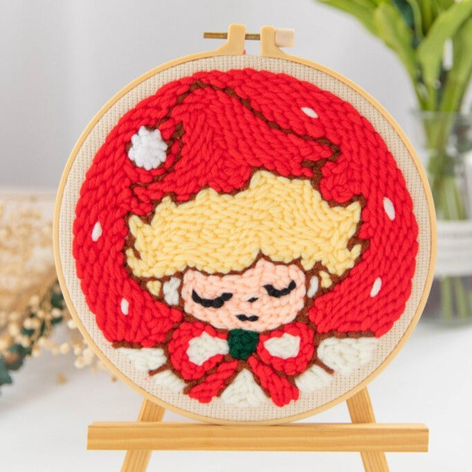 Christmas Little Boy Embroidery DIY Knitting Kit