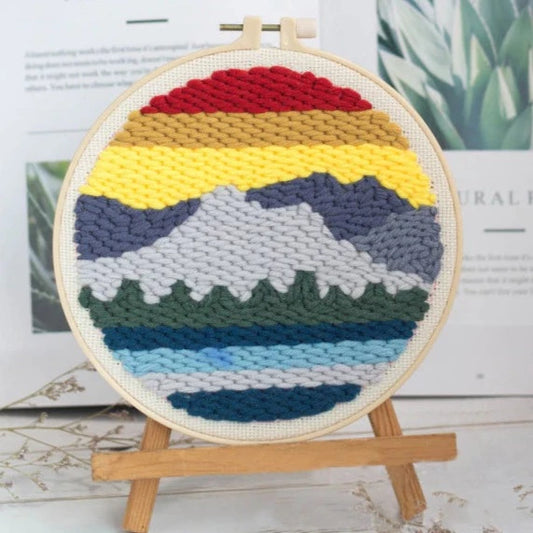 Lake Side Embroidery DIY Knitting Kit