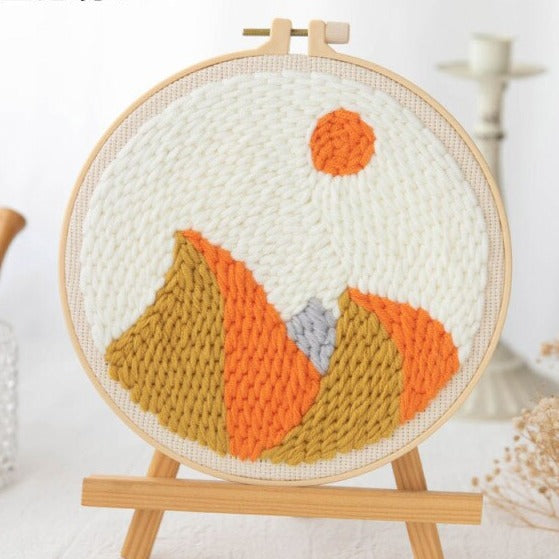 Sun Mountain Embroidery DIY Knitting Kit