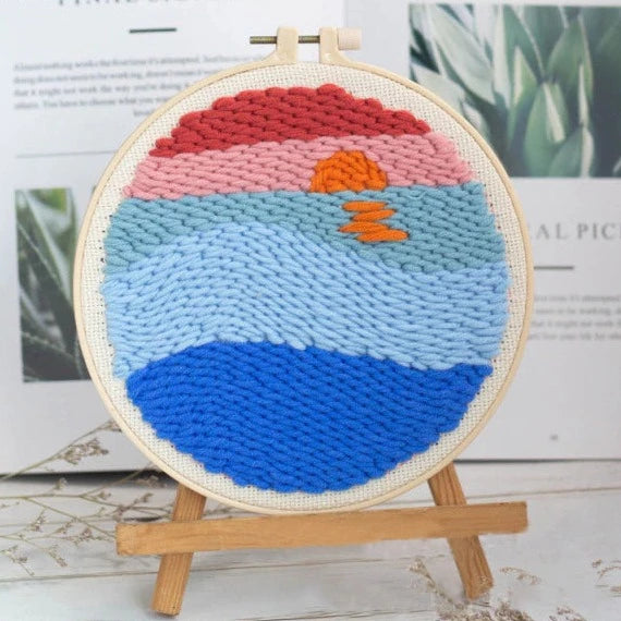 Sunrise Embroidery DIY Knitting Kit