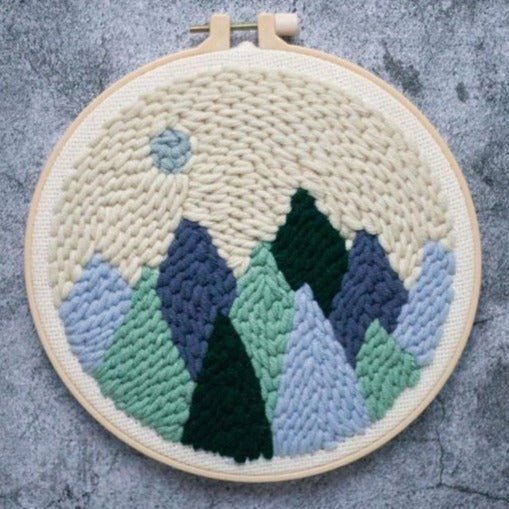 Forest Embroidery DIY Knitting Kit