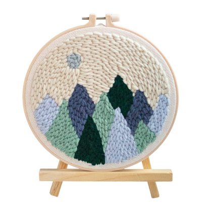 Mountain Scenery Punch Needle Kit