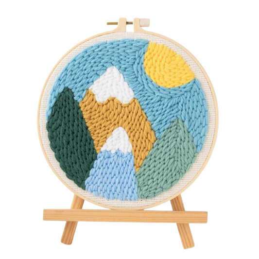 Mountain Scenery Punch Needle Kit