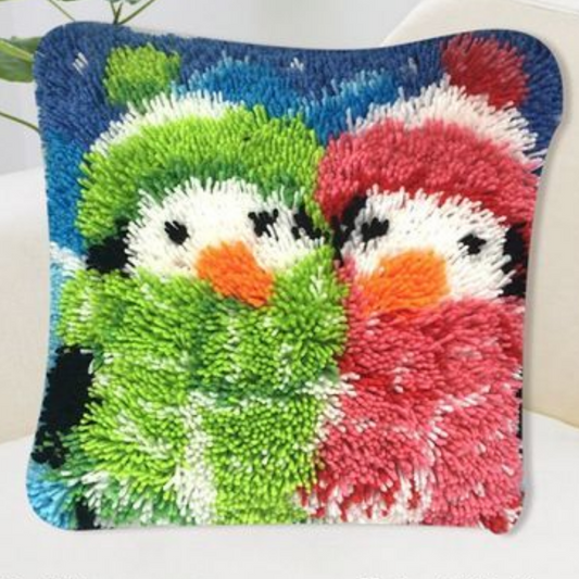 Two Penguins Crocheting Knitting Kit