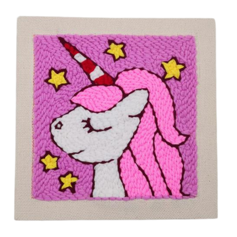 Cute Unicorn Punch Needle Kit