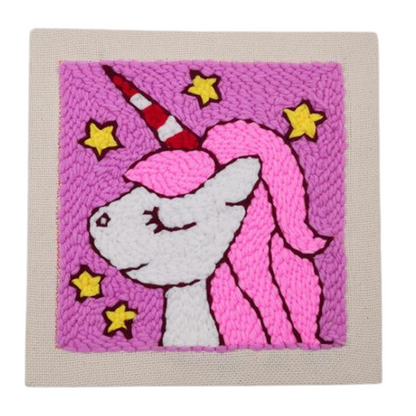 Cute Unicorn Punch Needle Kit