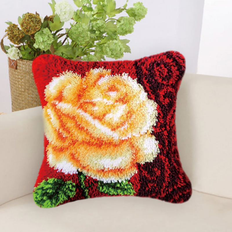 Yellow Rose Knitting Kit