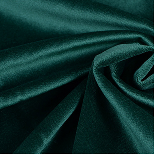 Dark Green Velvet Fabric DIY Crocheting Knitting Kit