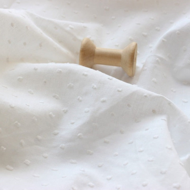 Solid Color Dots Cotton Fabric For DIY Handcraft